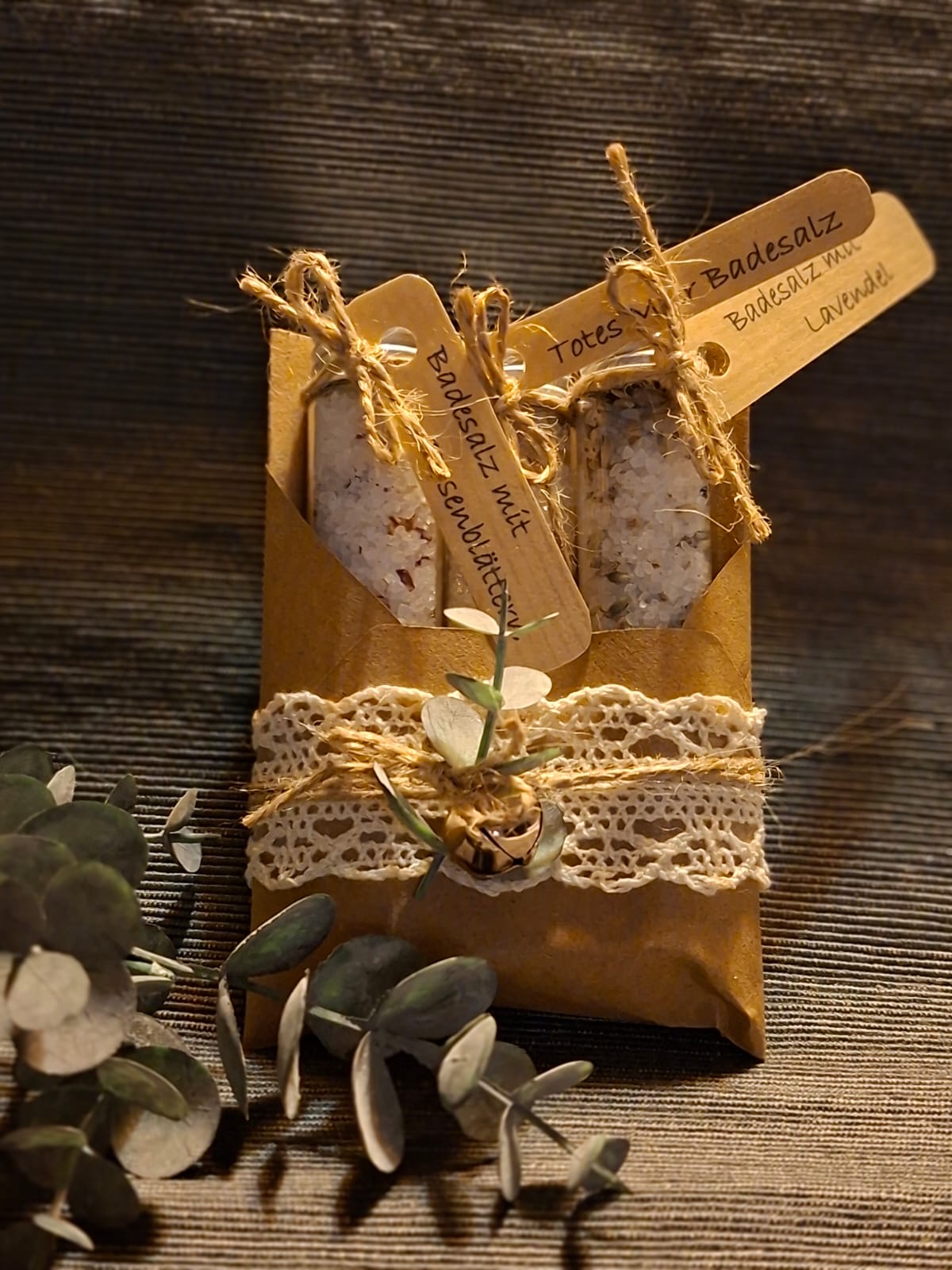 Bild von Präsent - Geschenk - Wellness-Set mit 3 Reagenzgläsern